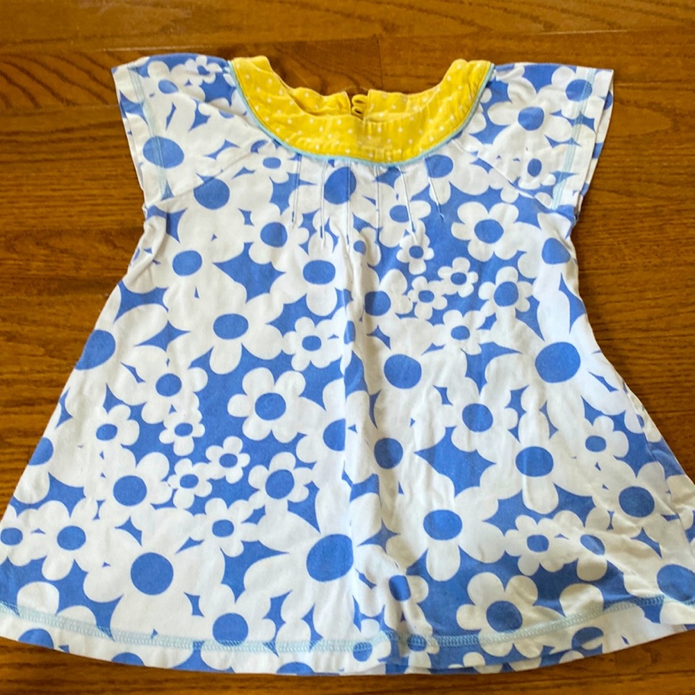 Mini Boden Floral Top 7-8
